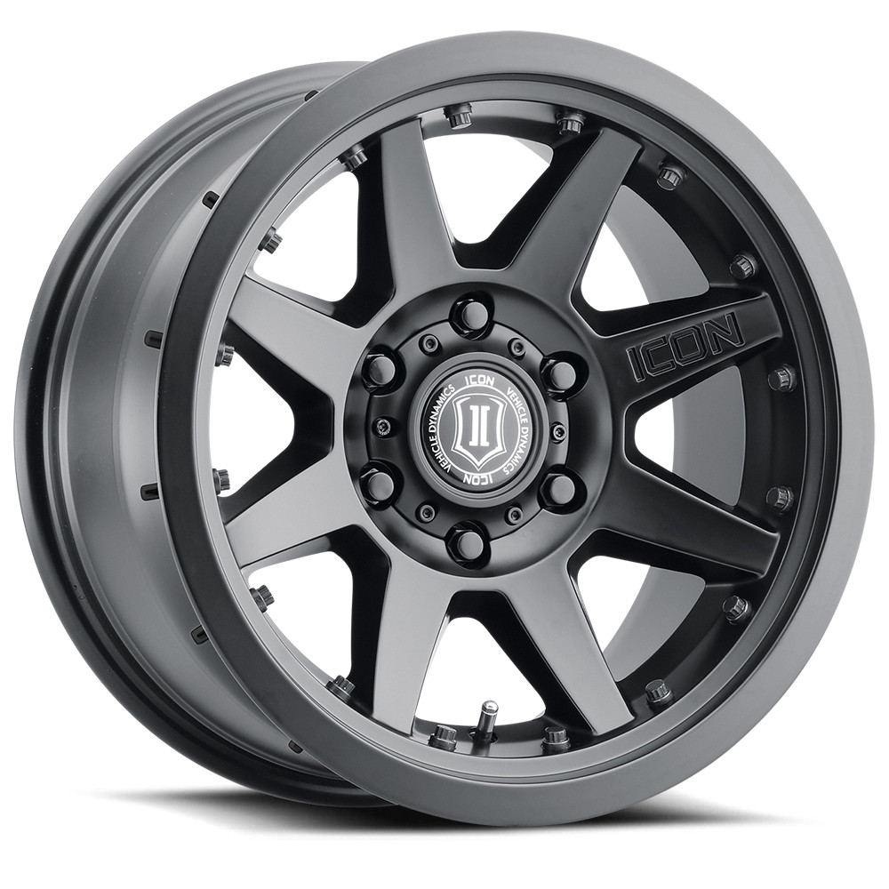 ICON Rebound Pro 17x8.5 6x5.5 25mm Offset 95.1mm Bore Satin Black Wheel