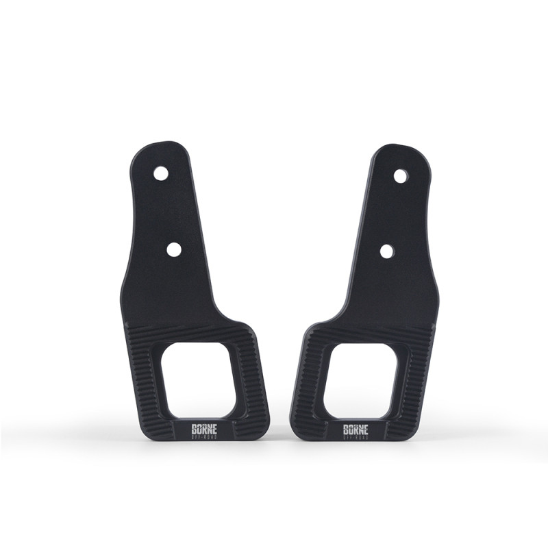 Mishimoto Borne Off-Road Billet Tow Hooks - Black for 2017+ Ford Raptor