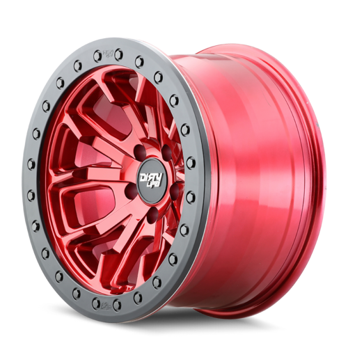 Dirty Life 9303 DT-1 17x9 5x127 -12mm Crimson Candy Red Wheel
