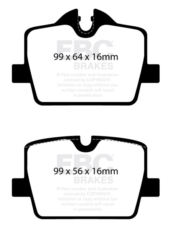 EBC  Yellowstuff Rear Brake Pads for 2019+ BMW Z4 G29 2.0T