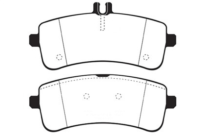 EBC 2015+ Mercedes-Benz C63 S AMG (W205) 4.0L Twin Turbo Bluestuff Rear Brake Pads