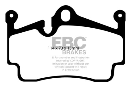 EBC Bluestuff Rear Brake Pads for 09-12 Porsche Boxster