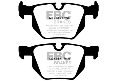 EBC Bluestuff Rear Brake Pads for 06-12 BMW 335i 3.0T (E90/E92/E93)