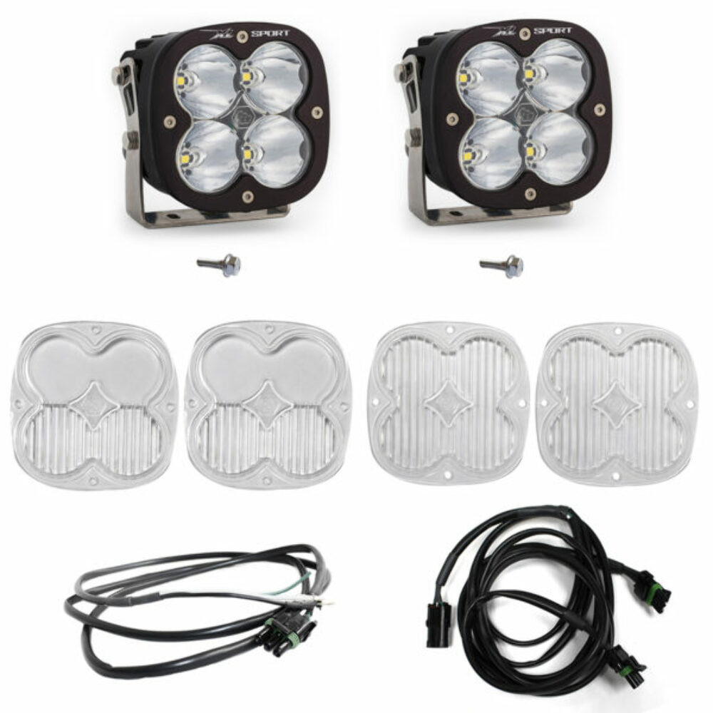 Baja Designs XL Sport A-Pillar Light Kit Spot w/Upfitter for 2021+ Ford Bronco