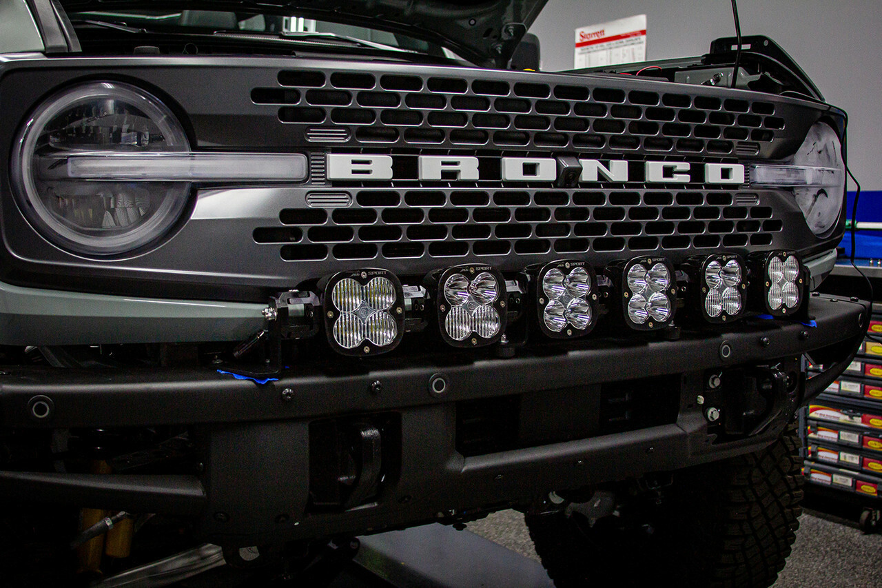 Baja Designs XL Linkable Plastic Bumper Light Kit w/Upfitter for 2021+ Bronco