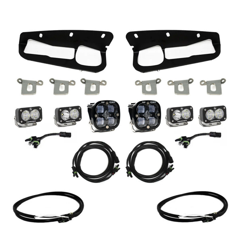 Baja Designs Clear SAE Fog Pocket Light Kit w/Upfitter for 2021+ Ford Bronco