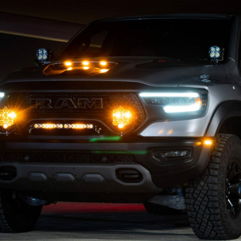 Baja Designs LP9 Series Light w/ Bumper Mount Kit for 21+ Dodge Ram TRX