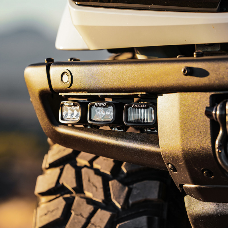 Rigid Industries Mod Bumper Triple SR-M Fog Light Kit for 2021+ Ford Bronco