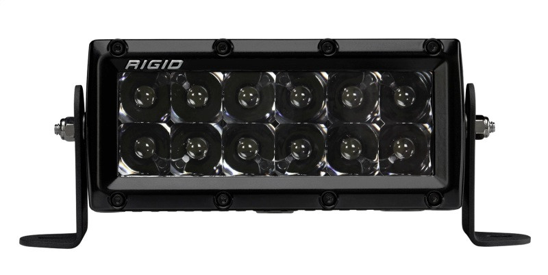 Rigid Industries 6" E Series Light Bar Spot - Midnight Edition