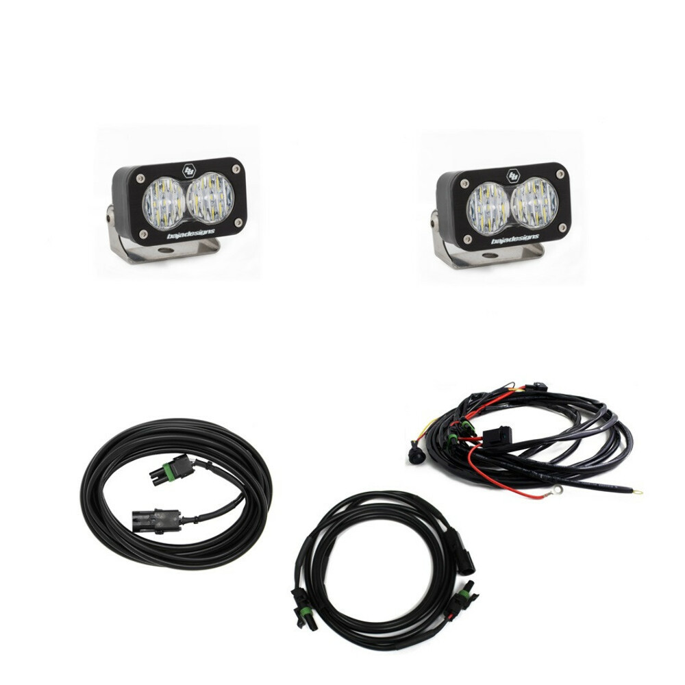 Baja Designs LED Reverse Light Kit w/ Upfitter Dual S2 Sport w/C for JL Wrangler