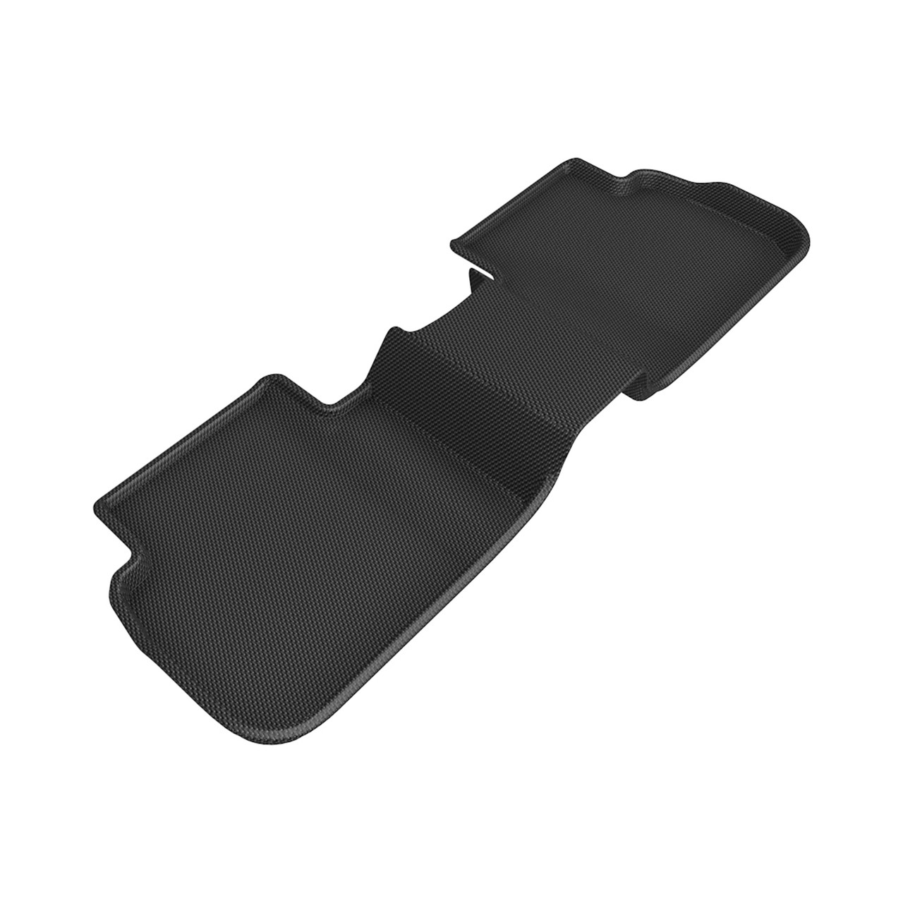 3D Maxpider Kagu Rear Floormat - Black (No Rear USB Port) for 2022 Honda Civic