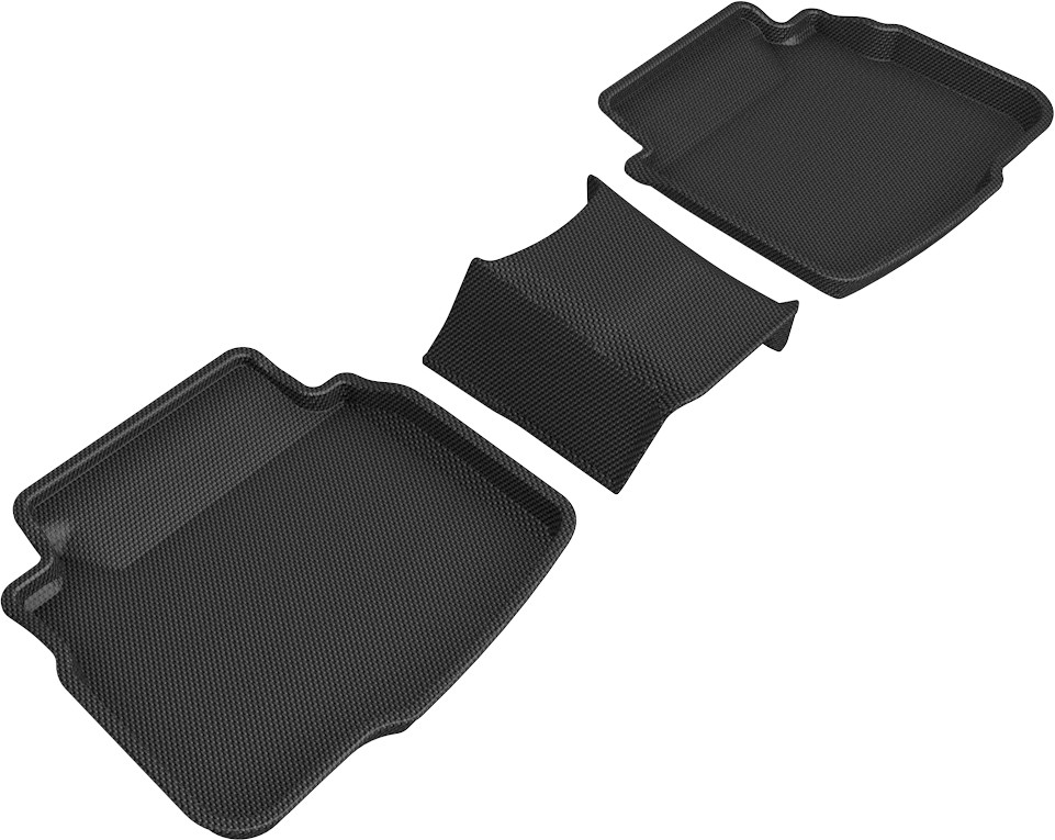 3D Maxpider Custom Fit Kagu Rear Floor Mat Black for 20-22 Legacy / Outback