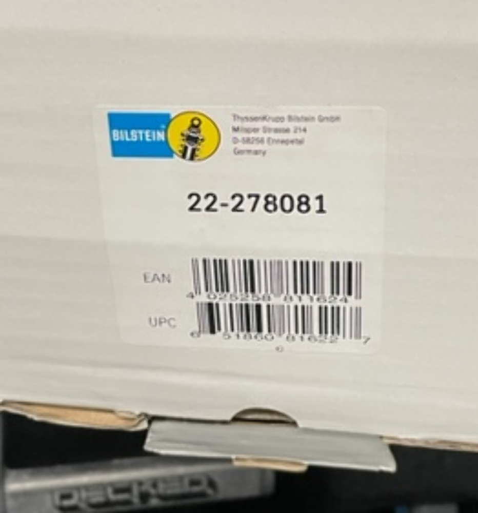 Bilstein B8 5100 Front Right Strut for 15-17 Jeep Renegade 4WD - OPEN BOX