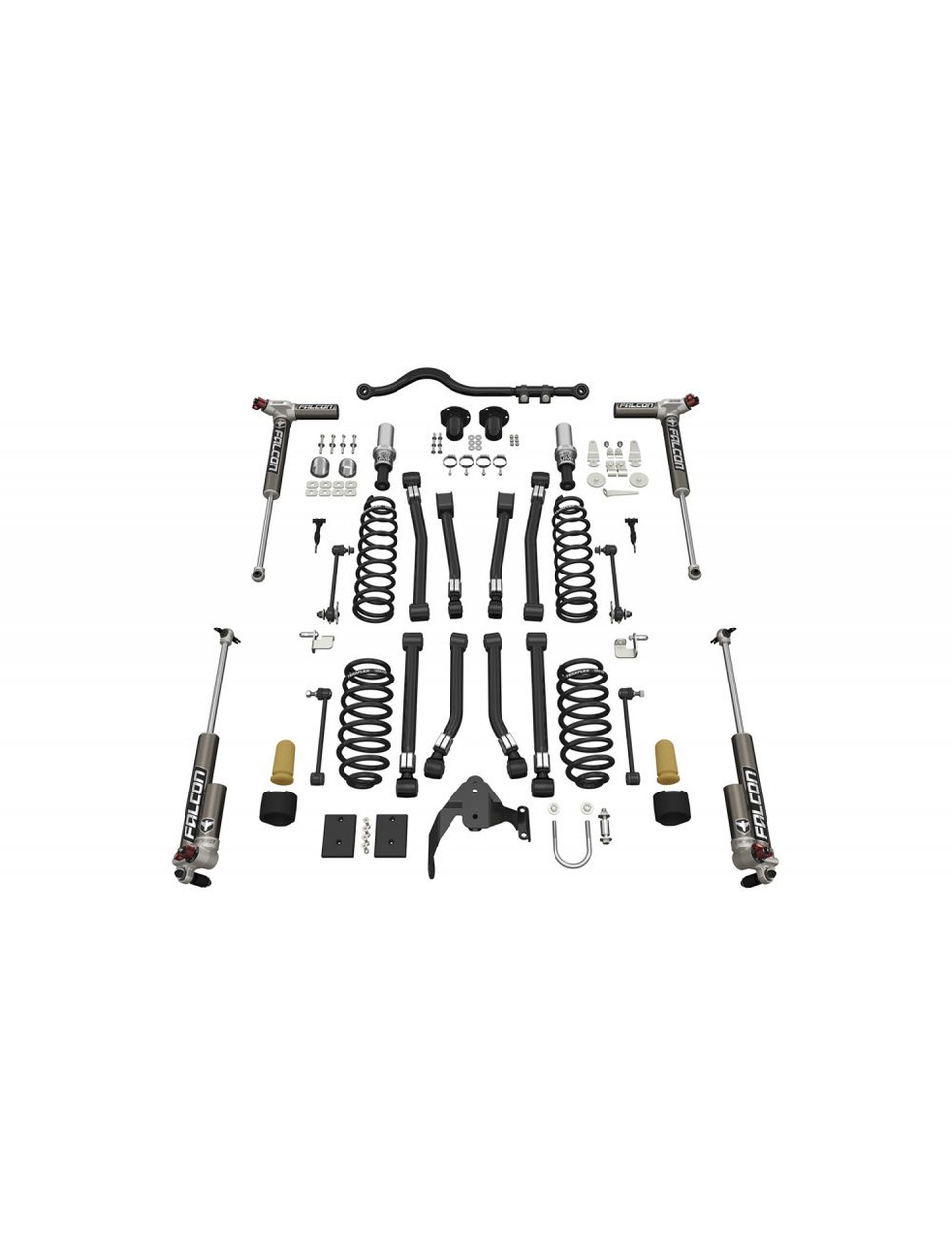 Teraflex 3" Alpine RT3 Short Arm Lift w/ Falcon 3.3 Shocks for JK Wrangler 4Dr