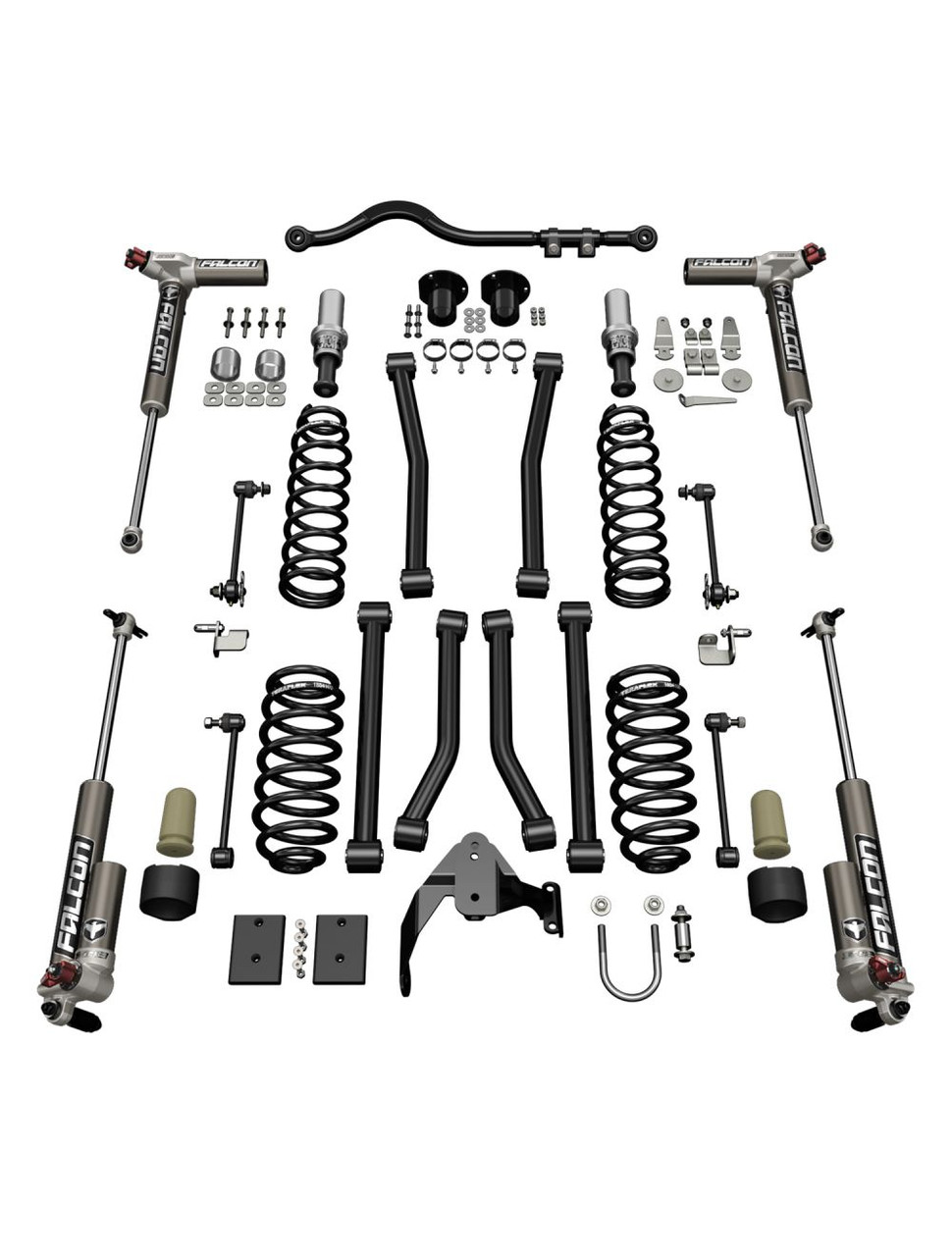 Teraflex 3" Sport ST3 Lift Kit w/ Falcon 3.3 Shocks for JK Wrangler 4Dr