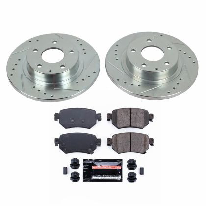 Power Stop Front & Rear Z23 Evolution Sport Brake Kit for 16-18 Mazda 6