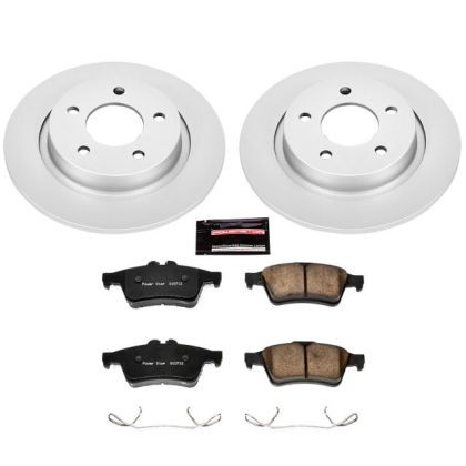 Power Stop Rear Z17 Evolution Geomet Coated Brake Kit for 04-13 Mazda 3