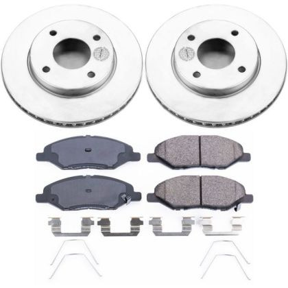 Power Stop Front Z17 Evolution Geomet Coated Brake Kit for 09-11 Nissan Versa