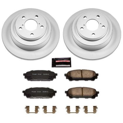 Power Stop Rear Z17 Evolution Geomet Coated Brake Kit for 05-06 Saab 9-2X