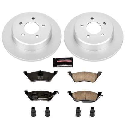Power Stop Rear Z17 Evolution Geomet Coated Brake Kit for 01-07 Chrysler Town & Country