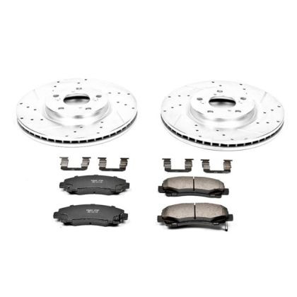 Power Stop Front & Rear Z23 Evolution Sport Brake Kit for 09-14 Acura TL