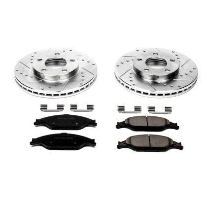Power Stop Front & Rear Z23 Evolution Sport Brake Kit for 99-04 Ford Mustang
