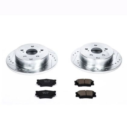 Power Stop Front & Rear Z23 Evolution Sport Brake Kit for 06-18 Toyota RAV4