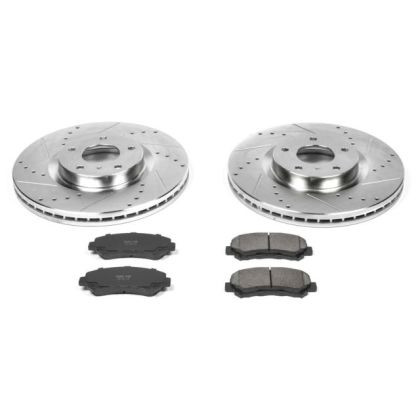 Power Stop Front & Rear Z23 Evolution Sport Brake Kit for 09-14 Nissan Maxima