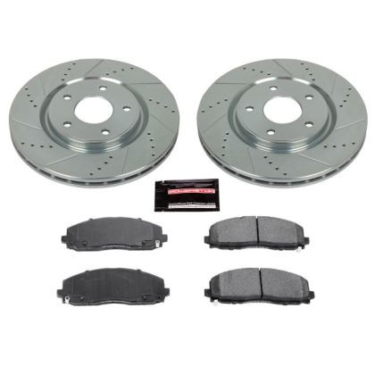 Power Stop Front & Rear Z23 Evolution Sport Brake Kit for 17-19 Chrysler Pacifica