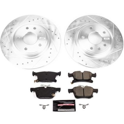 Power Stop Front & Rear Z23 Evolution Sport Brake Kit for 17-19 Chrysler Pacifica