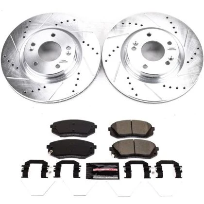 Power Stop Front & Rear Z23 Evolution Sport Brake Kit for 17-19 Kia Soul