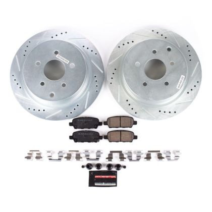 Power Stop Front & Rear Z23 Evolution Sport Brake Kit for 12-13 Infiniti M35h