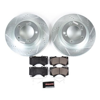 Power Stop Front Z23 Evolution Sport Brake Kit for 16-18 Lexus LX570