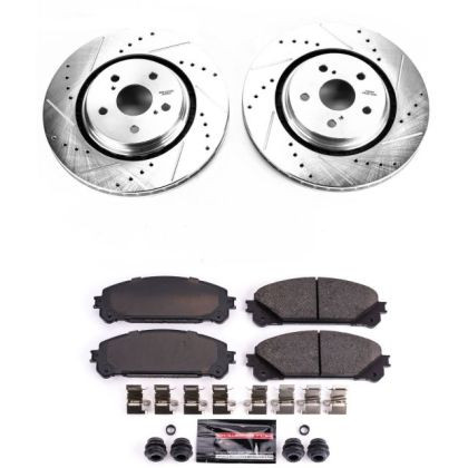 Power Stop Front Z23 Evolution Sport Brake Kit for 16-18 Lexus RX350