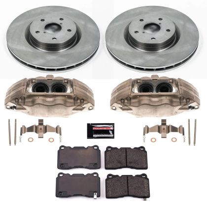 Power Stop Autospecialty Brake Kit w/ Calipers - Front for 05-14 Subaru Impreza