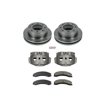 Power Stop Autospecialty Kit w/ Calipers - Front for 12-19 Silverado 2500 HD