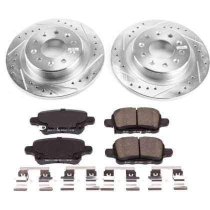Power Stop Rear Z23 Evolution Sport Brake Kit for 2018 Chevrolet Equinox