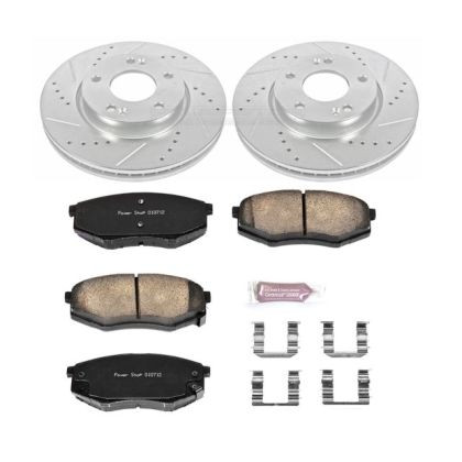 Power Stop Front Z23 Evolution Sport Brake Kit for 10-12 Hyundai Tucson