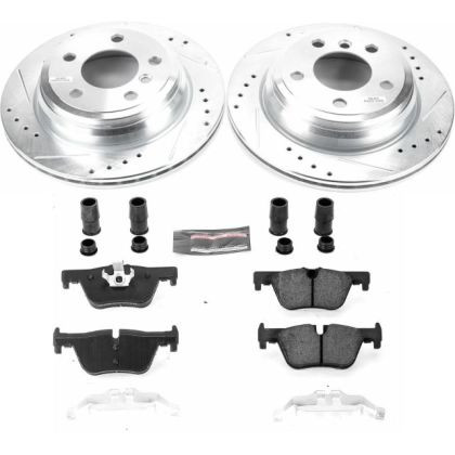 Power Stop Rear Z23 Evolution Sport Brake Kit for 13-18 BMW 320i xDrive