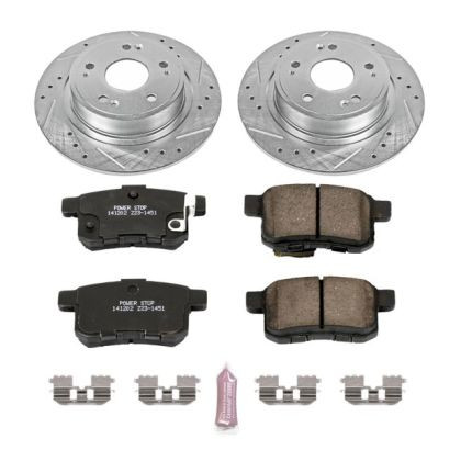 Power Stop Rear Z23 Evolution Sport Brake Kit for 11-14 Acura TSX