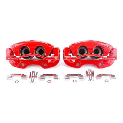 Power Stop Rear Red Calipers w/Brackets for 02-06 Cadillac Escalade