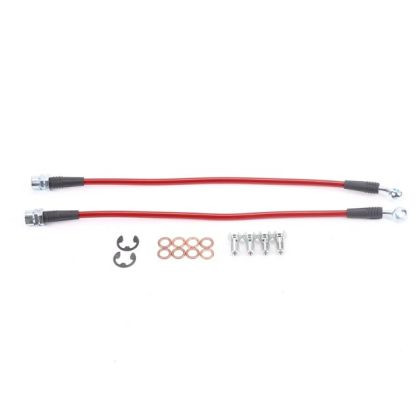 Power Stop Front SS Braided Brake Hose Kit for 99-04 Ford Mustang