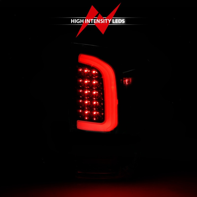 ANZO LED Tail Lights w/ Light Bar Sequential Black & Smoke Lens for 16-21 Tacoma