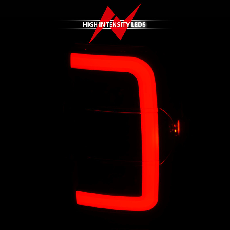 ANZO LED Tail Lights w/ Light Bar Black Housing Clear Lens for 01-11 Ranger