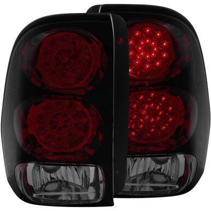 ANZO LED Taillights Red/Smoke for 2002-2009 Chevrolet Trailblazer