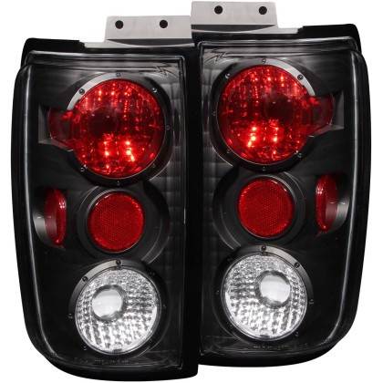 ANZO Taillights Black for 1997-2002 Ford Expedition