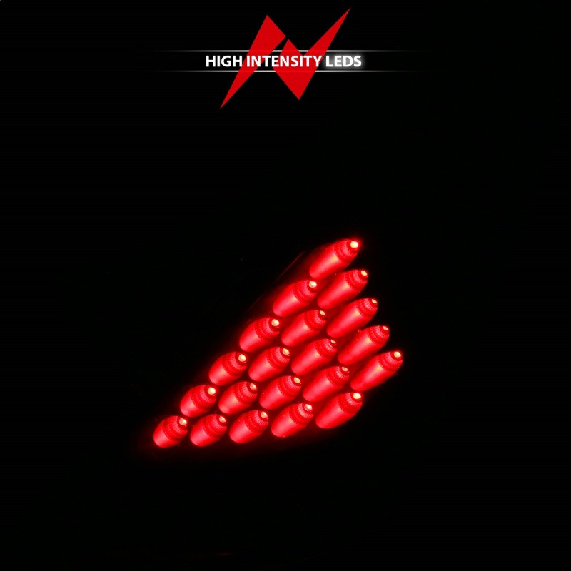 ANZO LED Taillights Black for 2003-2005 Nissan 350Z