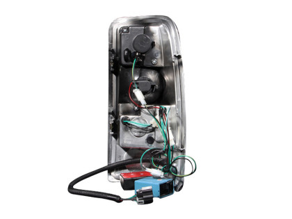 ANZO LED Taillights Red/Clear for 2000-2006 Chevrolet Suburban