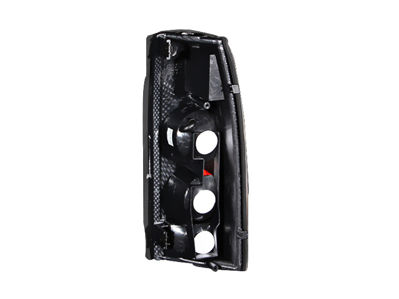 ANZO Taillights Black 3D Style for 1999-2000 Cadillac Escalade