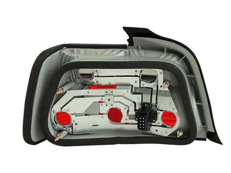 ANZO Taillights Red/Smoke for 1992-1998 BMW 3 Series E36